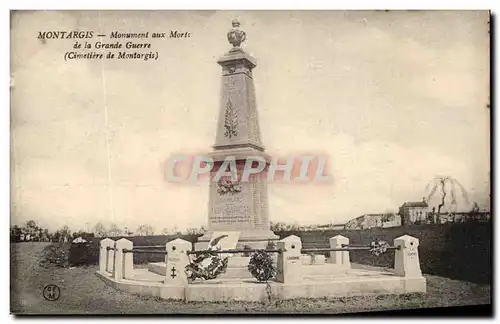 Montargis Cartes postales Monument aux morts de la grande guerre