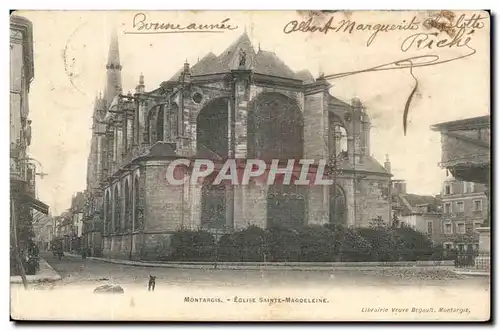 Montargis Cartes postales Eglise Sainte madeleine