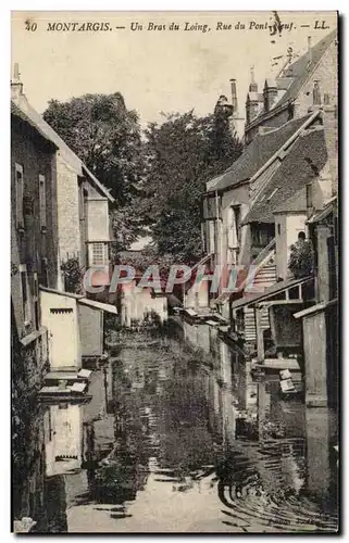 Montargis Cartes postales Un bras du Loing Rue du Pont Neuf