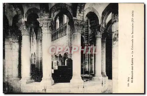 Saint Benoit sur Loire Ansichtskarte AK La colonnade du sanctuaire