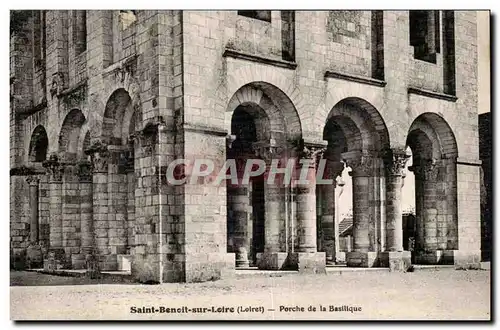 Saint Benoit sur Loire Cartes postales Porche de la basilique