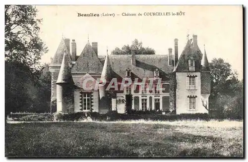 Beaulieu Ansichtskarte AK Chateau de Courcelles le Roy