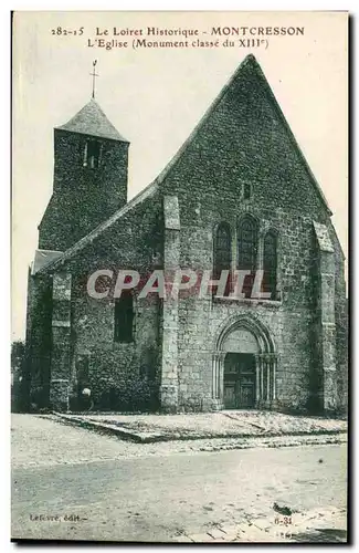 Montcresson Cartes postales L'eglise