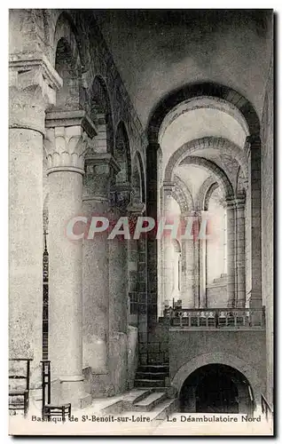 Basilique de Saint Benoit sur Loire Ansichtskarte AK le deambulatoire Nord