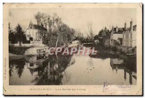 Montargis Ansichtskarte AK Les bords du Loing