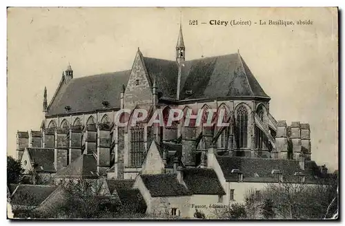 Clery Cartes postales La basilique Abside