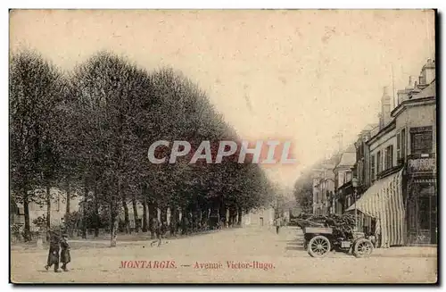 Montargis Cartes postales Avenue Victor Hugo (automobile)