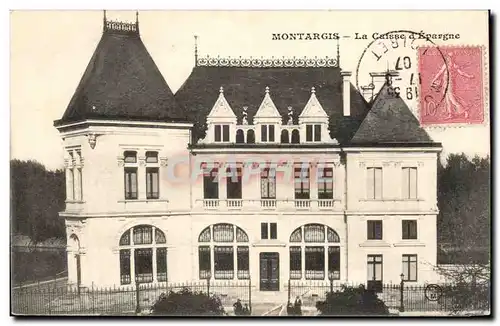 Montargis Cartes postales La caisse d'Epargne