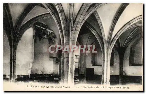 Ferrieres en Gatinais Ansichtskarte AK Le refectoire de l&#39abbaye