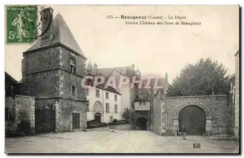 Beaugency Ansichtskarte AK Le depot Ancien chateau des Sires de Beaugency (asile de vieillards)