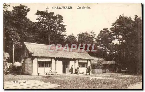 Malesherbes Cartes postales Les roches