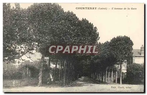 Courtenay Cartes postales L&#39avenue de la gare