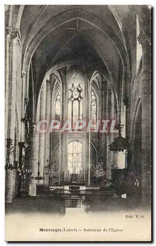 Montargis Cartes postales Interieur de l&#39eglise