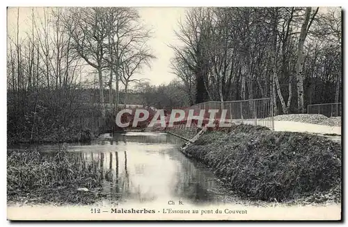 Malesherbes Ansichtskarte AK L&#39Esonne au pont du couvent