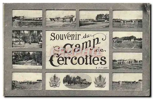 Cartes postales Souvenir du camp de Cercottes