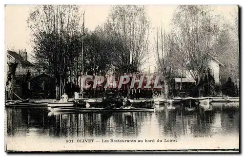 Olivet Ansichtskarte AK Les restaurants au bord du Loiret (Madagascar)