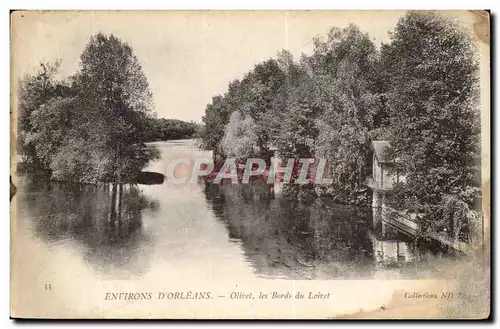 Environs d&#39orleans Cartes postales Olivet bords du loiret