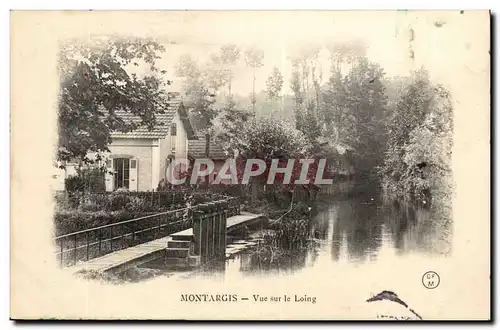 Montargis Ansichtskarte AK Vue sur le Loing