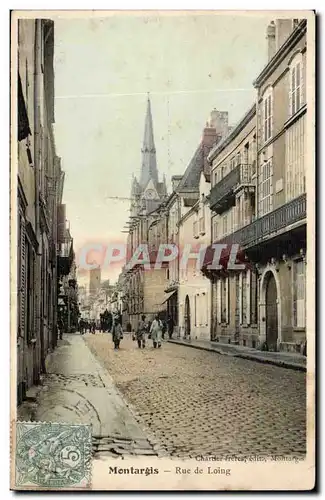 Montargis Cartes postales Rue de Loing