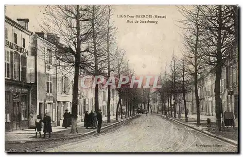 Ligny en Barrois - Rue de Strasbourg Cartes postales