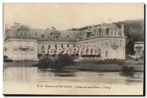 Environs de Bar le Duc - Chateau de Jean d'Heurs - L'etang Cartes postales