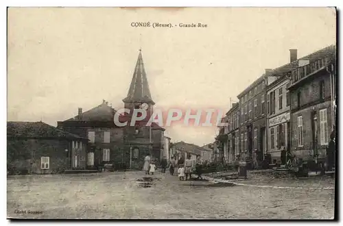 Conde - Grande Rue Cartes postales