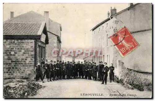 Lerouville - Avenue du Camp Cartes postales