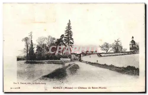 Sorcy - Chateau de Saint Martin - Ansichtskarte AK