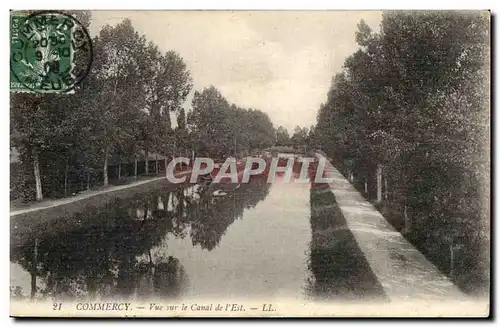 Commercy - Vue sur le Canal de l&#39Est Ansichtskarte AK