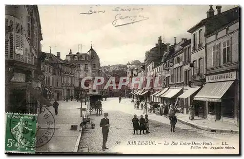 Bar le Duc - La Rue Entre Deux Ponts - Ansichtskarte AK