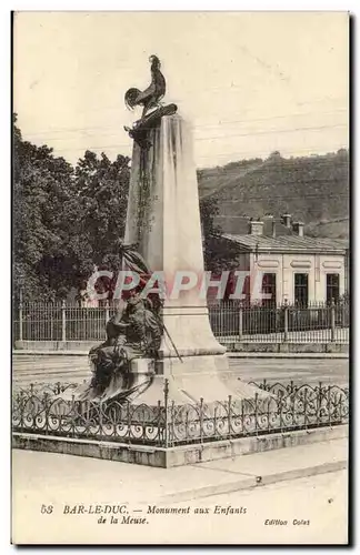 Bar le Duc - Monuments aux Enfants de la Meuse - Cartes postales