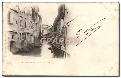 Bar le Duc Cartes postales Canal des usines