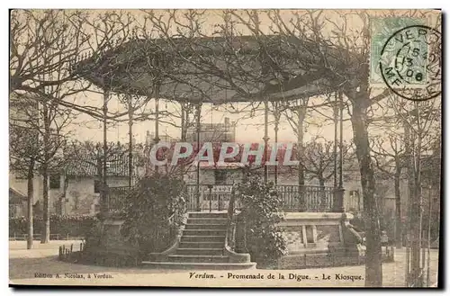 Verdun Ansichtskarte AK promenade de la digue Le kiosque