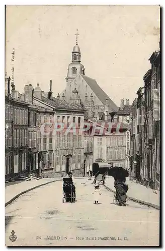 Verdun Cartes postales Rue Saint Paul