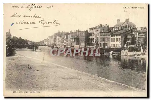 Verdun Cartes postales Maisons sur le rue