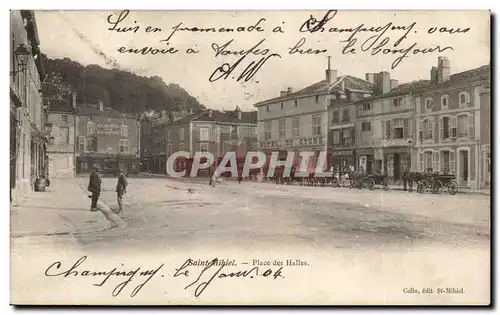 Saint Mihiel - Place des Halles - Hotel de Cygne - Ansichtskarte AK