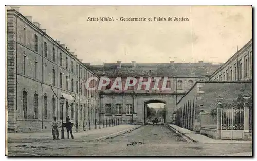 Saint Mihiel - Gendarmerie et Palais de Justice - Cartes postales