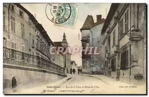 Saint Mihiel - Rue de la Vaux et Hotel de Ville - Cartes postales