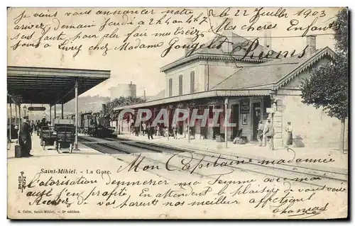 Saint Mihiel - 1903 - La Gare - Cartes postales