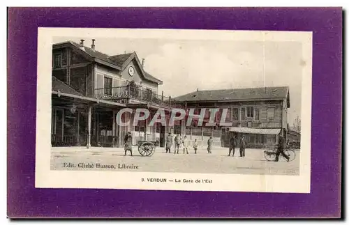 Verdun - La Gare de l'est - Cartes postales