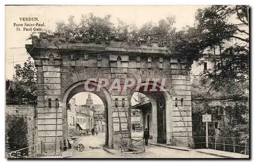 Verdun - La Porte Saint Paul - Ansichtskarte AK