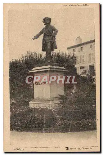 Verdun - Statue de Chevert - Cartes postales