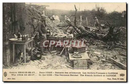 candor - Les Soldats Francais a Candor - Retraite des Allemands - guerre 1914 Cartes postales