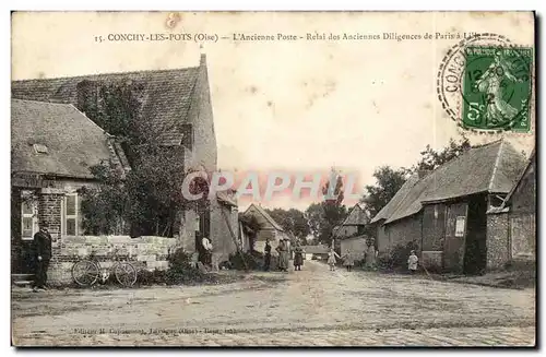 Conchy les Pots - L&#39Ancienne Poste - Relai des Anciennes Diligences de Paris Cartes postales