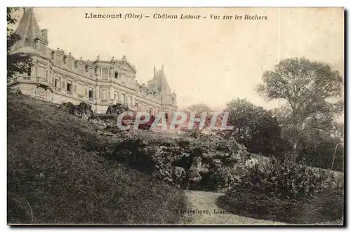 Liencourt - Chateau Latour - Vue sur les Rochers Ansichtskarte AK