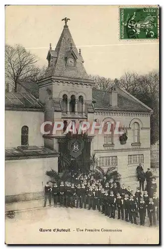 oeuvre d&#39Auteuil Cartes postales Une premiere communion