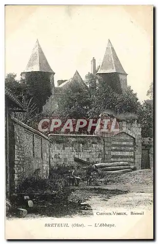 Breteuil Cartes postales L&#39abbaye (animee)