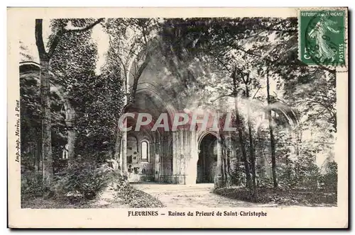 Cartes postales Fleurines Ruines du prieure de Saint Christophe