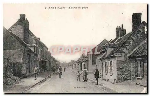 Cartes postales Arsy Entree du pays