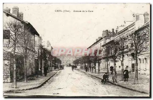 Cartes postales Creil Avenue de la gare